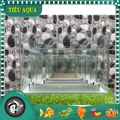 [Hàng nhập khẩu] Bể cá , Hồ Cá Đúc bo góc, viền mài vi tính, Kính trong suốt, nhiều kích thước