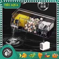 Lọc Tràn Thế Hệ Mới của Sobo - Tích Hợp Máy Bơm và Tặng Kèm theo Nhiều Vật Liệu Lọc AQ16H, AQ17H, AQ18H, AQ19H