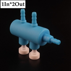 Đầu Chia Oxy Có Van Khóa - Van Oxi Loại Tốt, Sử Dụng Được Dây 4-8mm