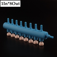 Đầu Chia Oxy Có Van Khóa - Van Oxi Loại Tốt, Sử Dụng Được Dây 4-8mm