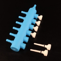 Đầu Chia Oxy Có Van Khóa - Van Oxi Loại Tốt, Sử Dụng Được Dây 4-8mm