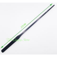 Bộ Dụng Cụ Nhíp Kéo Thủy Sinh Hợp Kim Màu Đen - Nhíp Cong - Kéo Cong - Cây San Nền