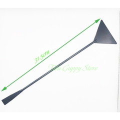 Bộ Dụng Cụ Nhíp Kéo Thủy Sinh Hợp Kim Màu Đen - Nhíp Cong - Kéo Cong - Cây San Nền