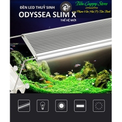 Đèn Led Cao Cấp ODYSSEA SLIM X - Ánh Sáng 10000k Có Tăng Giảm Ánh Sáng Cho Hồ Thủy Sinh, Hồ Cá Cảnh