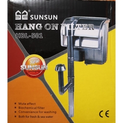 Lọc Thác Treo Hồ Cá Mini SUNSUN HBL 301, 501 701 Tích Hợp Lọc Váng
