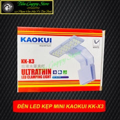 Đèn Led Kẹp Hồ Mini Kaokui KK-X3 | 3 Chế Độ Màu Tùy Chọn Cho Hồ Cá