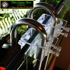 Kẹp Ống In Out Mica - Kẹp giữ ống in out bể thủy sinh - Sử dụng cho ống Phi 16-20