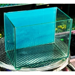 Hồ Cá Nền Xanh Biển Giá Rẻ Kích Thước 20x12x15cm - Thích hợp để bàn, nuôi cá cảnh nhỏ, betta, guppy