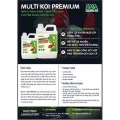 1 lít Vi Sinh Multi-Koi - Vi Sinh Chuyên dụng cho Hồ Cá Koi đến từ cty MULTIBIO