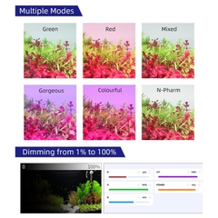 Đèn Led Week Aqua Mini 9Pro RGB và UV - Điều khiển bằng App Điện Thoại