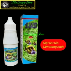 Dung dịch diệt rêu tảo hại hồ cá ALGACID (chai 30ml)