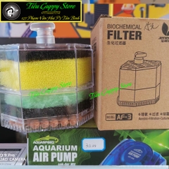 Lọc Góc Hồ Cá Jeneca AF3 - Kiểu Dáng Đẹp, Có sẵn vật liệu lọc và nhiều lớp bông lọc