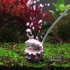 Mô Hình Vỏ Sò Trang Trí Bể Cá - Có Thể Kết Hợp Máy Bơm Để Sủi Oxy