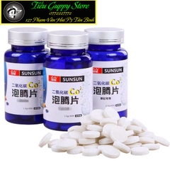 Viên Sủi CO2 Sunsun - Giúp Cây Phát Triển Tốt, Lên Màu Đẹp (60 viên sủi)