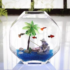 Mô Hình Ông Lão Đánh Cá - Trang Trí Hồ Cá Cảnh, Tiểu cảnh, Terarium...