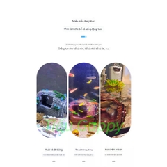 Mô Hình Thùng Gỗ Bể - Trang trí Hồ Cá, Tạo tiểu cảnh, Hang ẩn nấp, trú ẩn cho cá cảnh