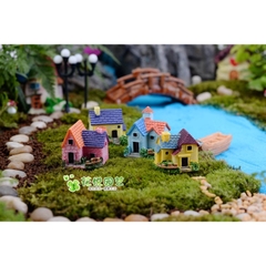 Phụ Kiện Tiểu Cảnh - Mô Hình Ngôi Nhà Mini - Trang trí bể cá cảnh, tiểu cảnh, bonsai v....v......