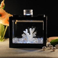 Hồ Cá Lego - Hộp Nhựa Lắp Ráp Có Thể Trang Trí Bàn Học, Bàn Làm Việc