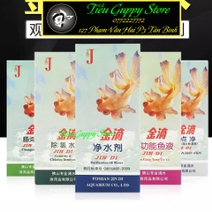 Dung Dịch Jindi - Làm trong nước cấp tốc, xử lý và hỗ trợ phòng ngừa nấm cho Hồ Cá (Chai 30ml)