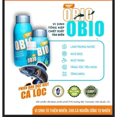 OBIO Cá Lóc - Vi Sinh Đặc Biệt dành cho Cá Lóc - Làm Trong Nước, Khử Mùi Hồ Cá