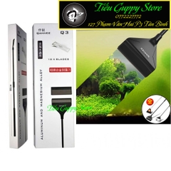 Dao Cạo Rêu Qanvee Q3 - dài 66 cm - chất liệu hợp kim nhôm - Giúp vệ sinh hồ cá thủy sinh dễ dàng