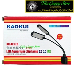 Đèn Led đôi Kaokui KK-X2 - Đèn Led kẹp bể Thủy Sinh tiện dụng