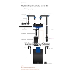 Máy Lọc Treo MARINE KY300, KY400, KY500, KY600 - Kiểu dáng đẹp và nhỏ gọn