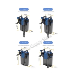 Máy Lọc Treo MARINE KY300, KY400, KY500, KY600 - Kiểu dáng đẹp và nhỏ gọn