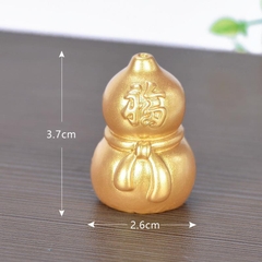 Mô Hình Thỏi Vàng, Tiểu Cảnh Đồng Vàng, Lư Vàng - Mô Hình Trang Trí Hồ Cá, Chậu Sen đá, Bonsai, Terrarium (ZC-323)