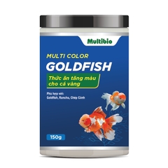 Cám Multibio Multi Color GOLDFISH - Thức Ăn Tăng Màu cho Các Dòng Cá Vàng: Goldfish, Ba Đuôi, Ranchu, Pingpong, OrRyukin