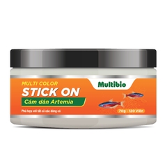 Cám Dán MULTIBIO Multi Color Stick On - Cám Dán Artemia giúp cá Tăng Màu và Tăng Trọng (Hộp 70gr - 120v)