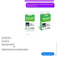 Khăn Lau Hồ Kính Cao Cấp Multi Wiper - Siêu mịn, Siêu Thấm Hút, Ko để lại vết lau