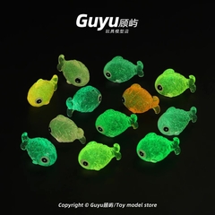 Phụ Kiện Tiểu Cảnh - Mô Hình Cá Vàng Dạ Quang - Tiểu Cảnh Trang Trí Chậu Sen đá, Hồ Cá, Bonsai, Terrarium (ZC-208)