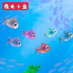 Phụ Kiện Tiểu Cảnh - Mô Hình Cá Vàng Dạ Quang - Tiểu Cảnh Trang Trí Chậu Sen đá, Hồ Cá, Bonsai, Terrarium (ZC-208)