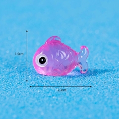 Phụ Kiện Tiểu Cảnh - Mô Hình Cá Vàng Dạ Quang - Tiểu Cảnh Trang Trí Chậu Sen đá, Hồ Cá, Bonsai, Terrarium (ZC-208)