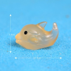 Phụ Kiện Tiểu Cảnh - Mô Hình Cá Heo Dạ Quang - Tiểu Cảnh Trang Trí Chậu Sen đá, Hồ Cá, Bonsai, Terrarium (PK-892)