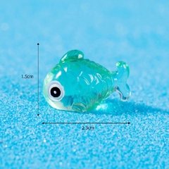 Phụ Kiện Tiểu Cảnh - Mô Hình Cá Vàng Dạ Quang - Tiểu Cảnh Trang Trí Chậu Sen đá, Hồ Cá, Bonsai, Terrarium (ZC-208)