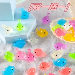 Phụ Kiện Tiểu Cảnh - Mô Hình Cá Heo Dạ Quang - Tiểu Cảnh Trang Trí Chậu Sen đá, Hồ Cá, Bonsai, Terrarium (PK-892)