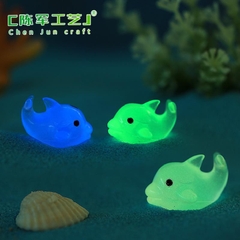 Phụ Kiện Tiểu Cảnh - Mô Hình Cá Heo Dạ Quang - Tiểu Cảnh Trang Trí Chậu Sen đá, Hồ Cá, Bonsai, Terrarium (PK-892)