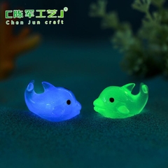 Phụ Kiện Tiểu Cảnh - Mô Hình Cá Heo Dạ Quang - Tiểu Cảnh Trang Trí Chậu Sen đá, Hồ Cá, Bonsai, Terrarium (PK-892)