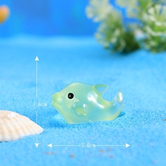 Phụ Kiện Tiểu Cảnh - Mô Hình Cá Heo Dạ Quang - Tiểu Cảnh Trang Trí Chậu Sen đá, Hồ Cá, Bonsai, Terrarium (PK-892)