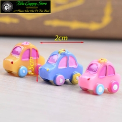 Phụ Kiện Tiểu Cảnh - Mô Hình Xe Ô Tô Nhỏ Nhiều Màu - Tiểu Cảnh Trang Trí Chậu Sen đá, Hồ Cá, Bonsai, Terrarium (ZC-567)