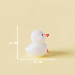 Mô hình Vịt Con, Vịt Trắng Vịt Vàng Đáng Yêu - Tiểu Cảnh Trang Trí Chậu Sen đá, Hồ Cá, Bonsai, Terrarium (ZC - 966)