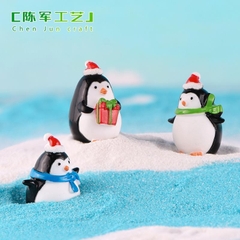 Mô Hình Chim Cánh Cụt, Noel, Giáng Sinh (ZC-335) - Tiểu Cảnh Trang Trí Chậu Sen đá, Hồ Cá, Bonsai, Terrarium