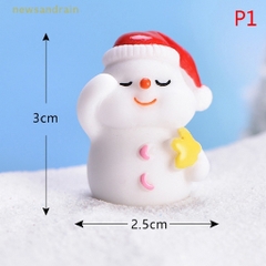 Phụ Kiện Tiểu Cảnh - Mô Hình Người Tuyết, Ông Già Noel ( ZC - 275) - Noel, Giáng Sinh - Tiểu Cảnh Trang Trí