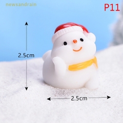 Phụ Kiện Tiểu Cảnh - Mô Hình Người Tuyết, Ông Già Noel ( ZC - 275) - Noel, Giáng Sinh - Tiểu Cảnh Trang Trí