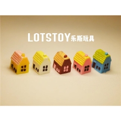 Phụ Kiện Tiểu Cảnh -  Mô Hình Ngôi Nhà Nhỏ Ống Khói ( ZC - 245) - Tiểu Cảnh Trang Trí Chậu Sen đá, Hồ Cá,  Terrarium ...