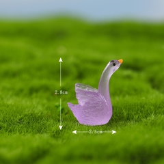 Phụ Kiện Tiểu Cảnh - Mô Hình Thiên Nga Dạ Quang (ZC-157) - Tiểu Cảnh Trang Trí Chậu Sen đá, Hồ Cá, Bonsai, Terrarium