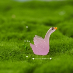 Phụ Kiện Tiểu Cảnh - Mô Hình Thiên Nga Dạ Quang (ZC-157) - Tiểu Cảnh Trang Trí Chậu Sen đá, Hồ Cá, Bonsai, Terrarium