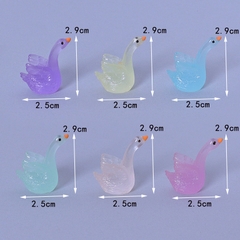 Phụ Kiện Tiểu Cảnh - Mô Hình Thiên Nga Dạ Quang (ZC-157) - Tiểu Cảnh Trang Trí Chậu Sen đá, Hồ Cá, Bonsai, Terrarium